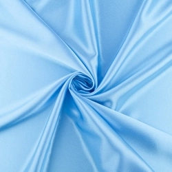 Crêpe Satin himmelblau - 1