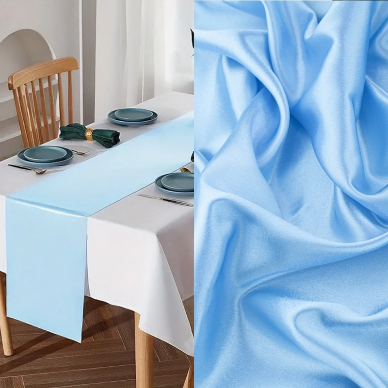 SAT029 | Crêpe Satin himmelblau - 2