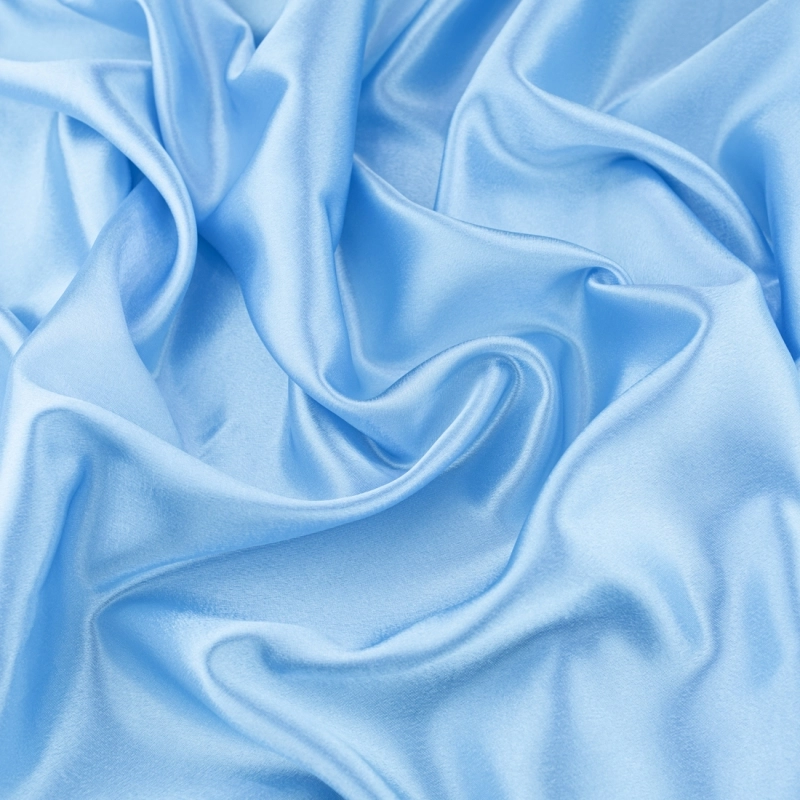 SAT029 | Crêpe Satin himmelblau - 4