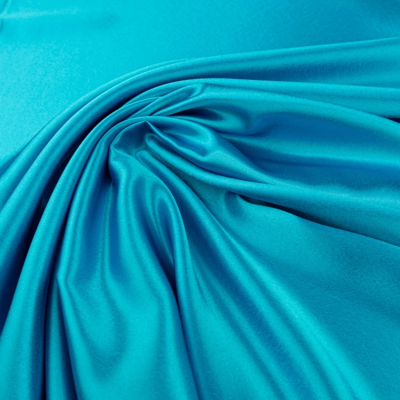 SAT030 | Crêpe Satin blau - 5