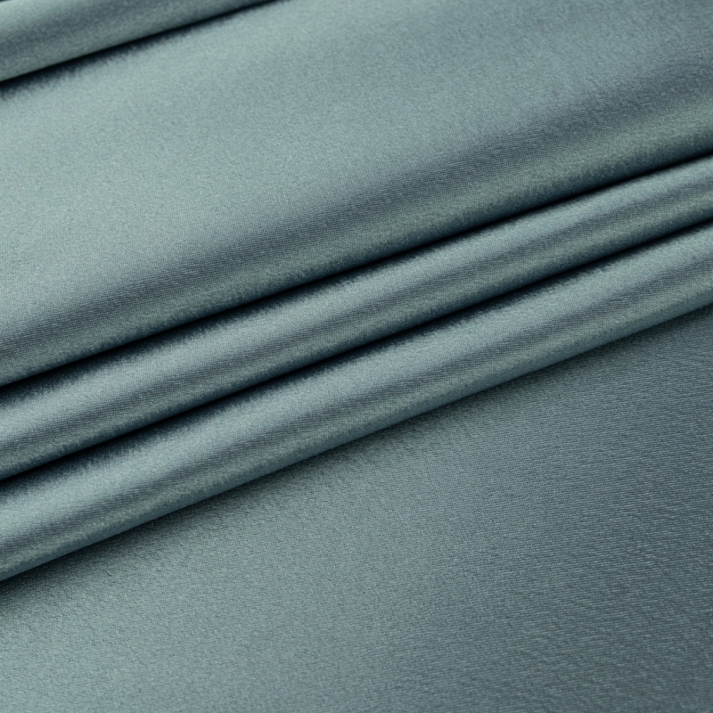 SAT036 | Crêpe Satin silbergrau - 3