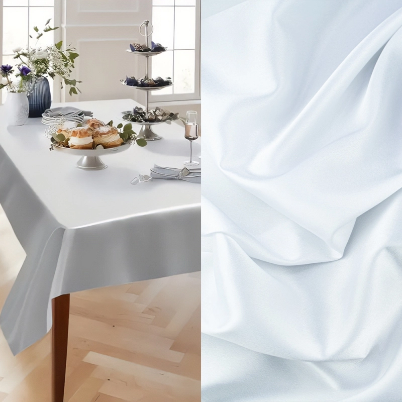 SAT001 | Crêpe Satin weiß - 2