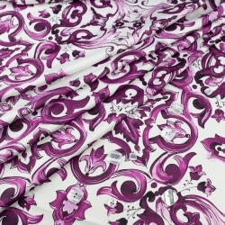 SZJ.BM.7310A | Seidenchiffon majolika violett - 1