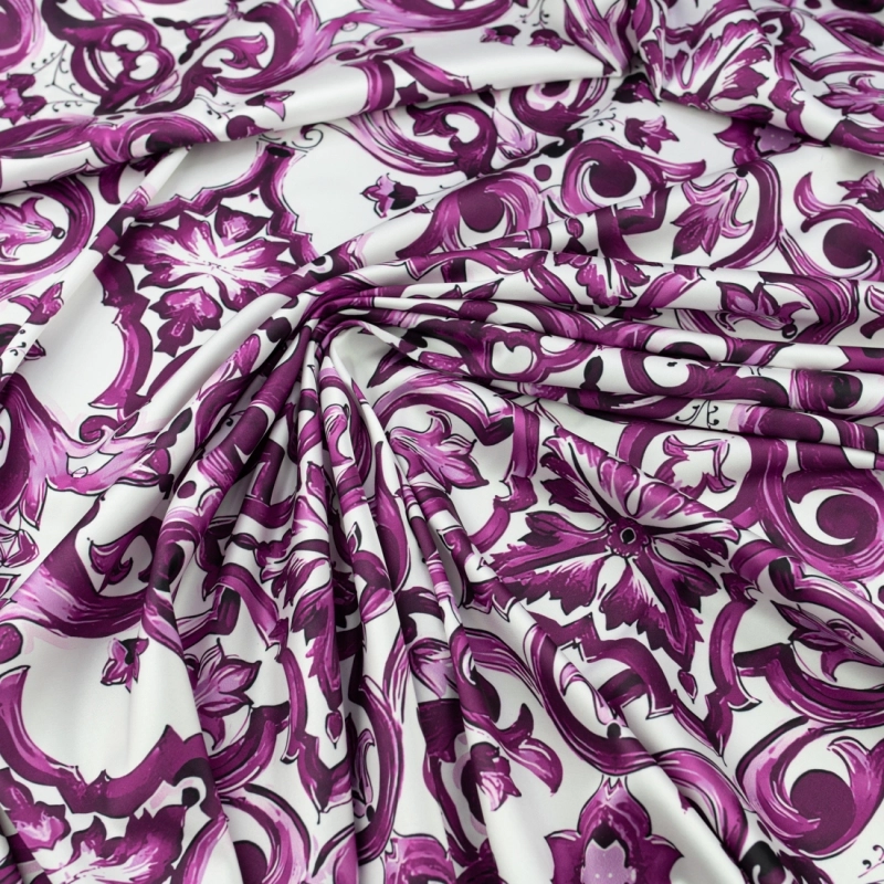 SZJ.BM.7310A | Seidenchiffon majolika violett - 3