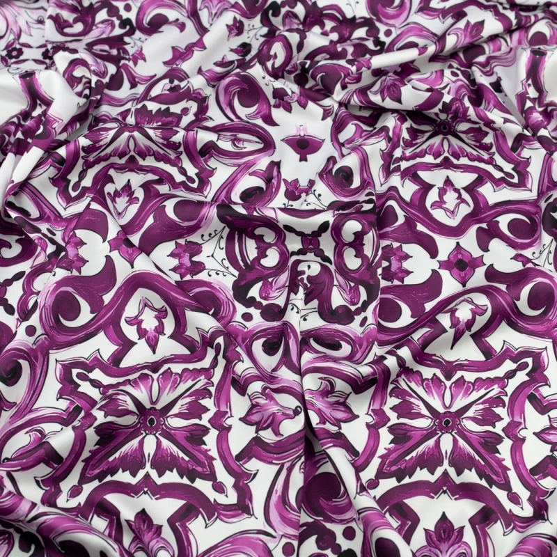SZJ.BM.7310A | Seidenchiffon majolika violett - 5