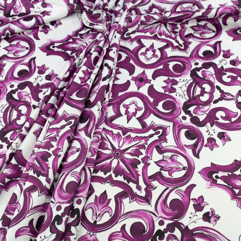 SZJ.BM.7310A | Seidenchiffon majolika violett - 6