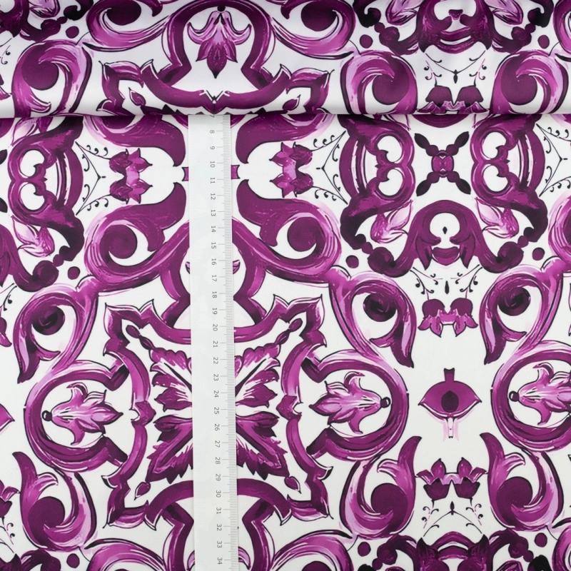 SZJ.BM.7310A | Seidenchiffon majolika violett - 7