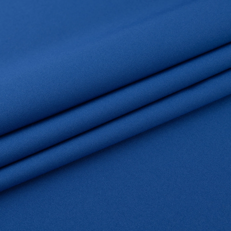 PAN055 | Klassischer Polyesterstoff Panama blau - 3