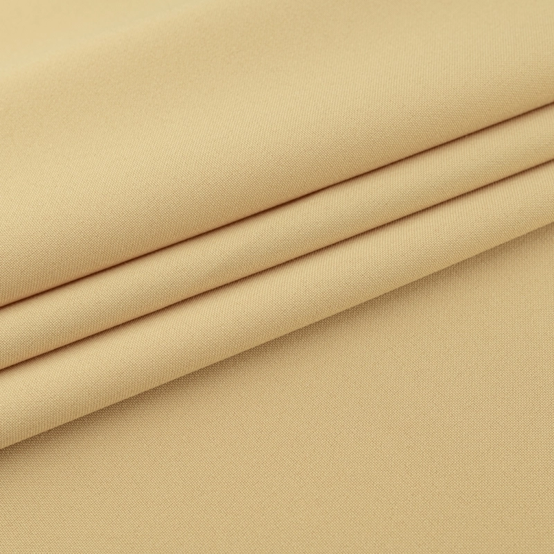 PAN063 | Klassischer Polyesterstoff Panama in beige - 3