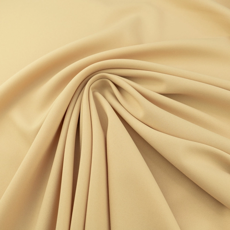 PAN063 | Klassischer Polyesterstoff Panama in beige - 5