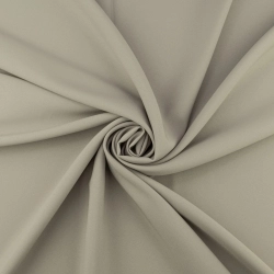 PAN064 | Klassischer Polyesterstoff Panama taupe - 1