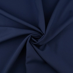 PAN053 | Klassischer Polyesterstoff Panama marineblau - 1