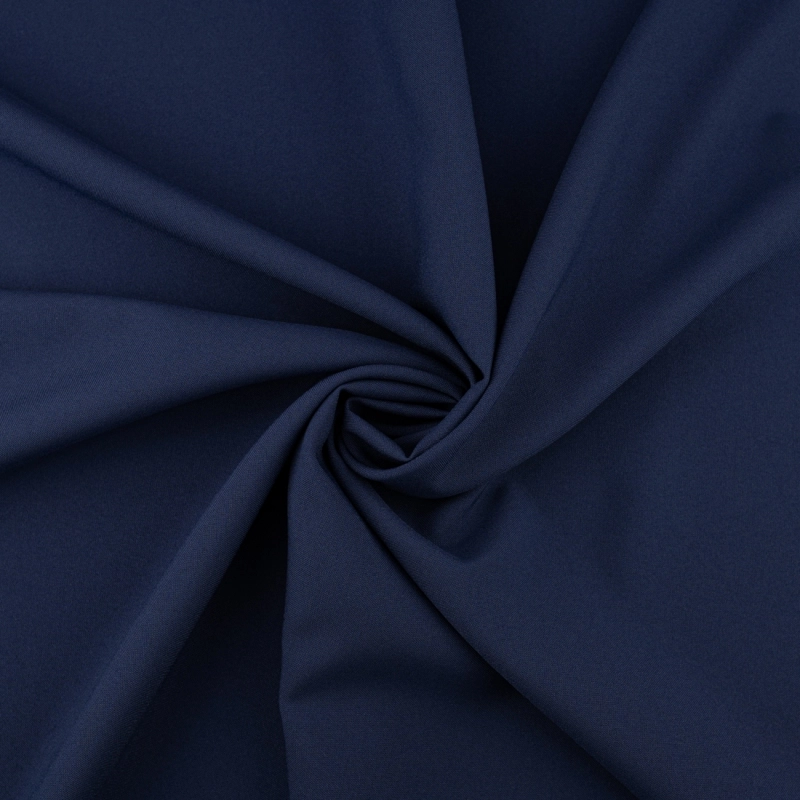 PAN053 | Klassischer Polyesterstoff Panama marineblau - 1