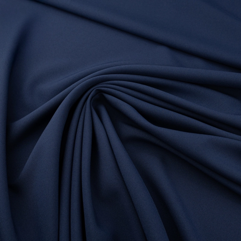 PAN053 | Klassischer Polyesterstoff Panama marineblau - 5