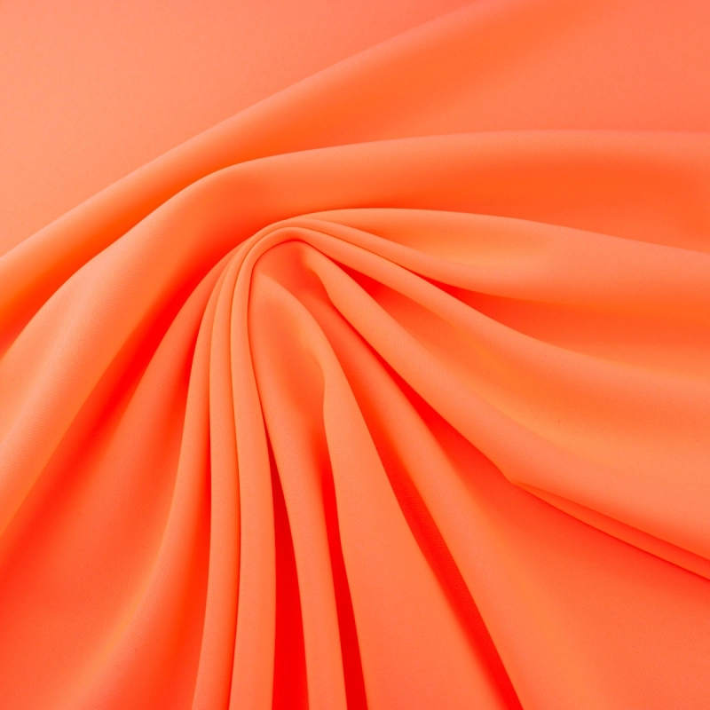 PAN062 | Klassischer Polyesterstoff Panama neonorange - 5
