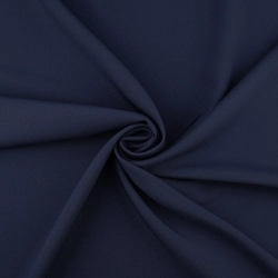 PAN025 | Klassischer Polyesterstoff Panama navy - 1
