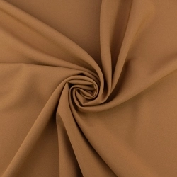 PAN049 | Klassischer Polyesterstoff Panama braun - 1