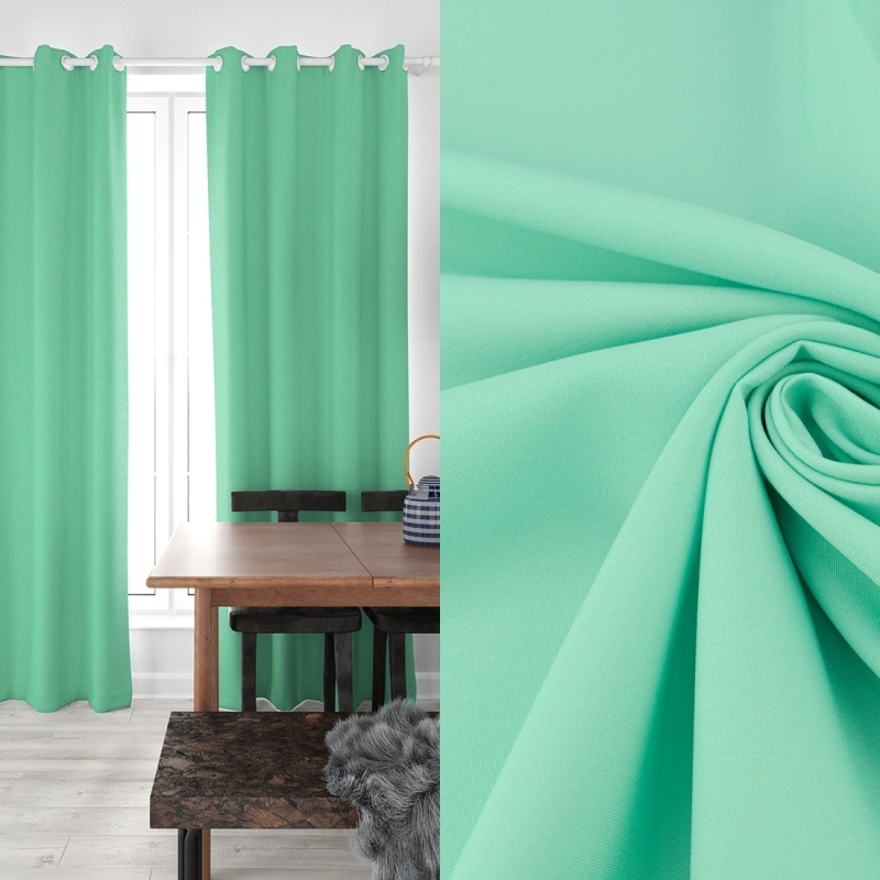PAN077 | Klassischer Polyesterstoff Panama mint - 2