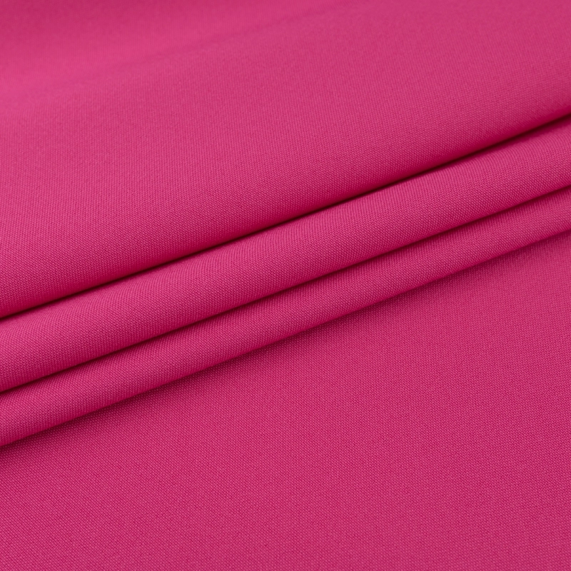 PAN024 | Klassischer Polyesterstoff Panama intensiv pink - 3