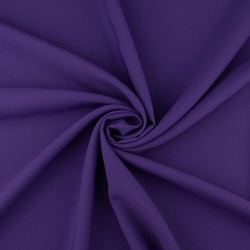 PAN067 | Klassischer Polyesterstoff Panama aubergine - 1