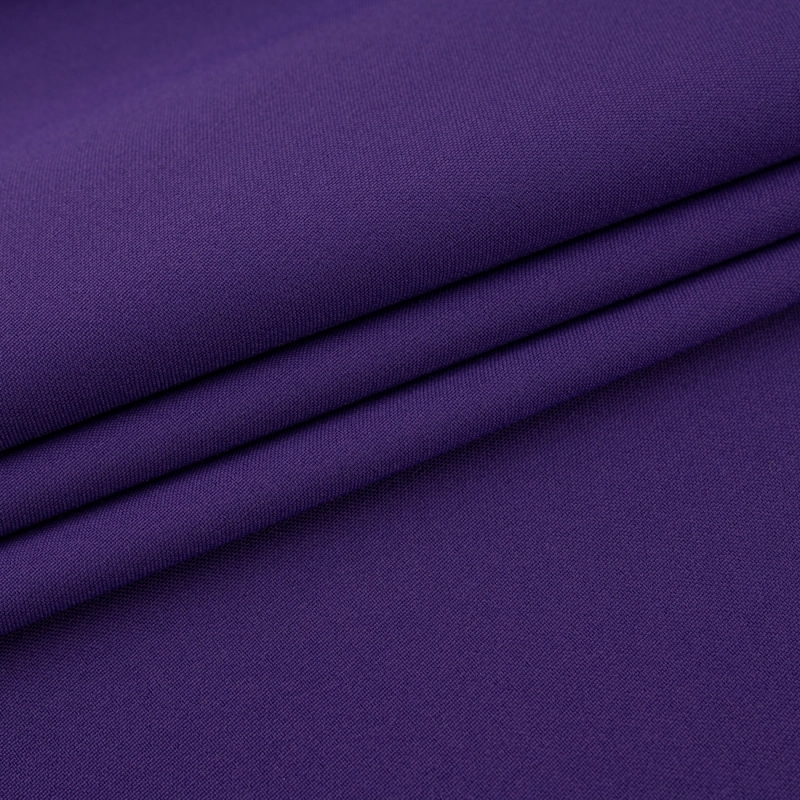 PAN067 | Klassischer Polyesterstoff Panama aubergine - 3