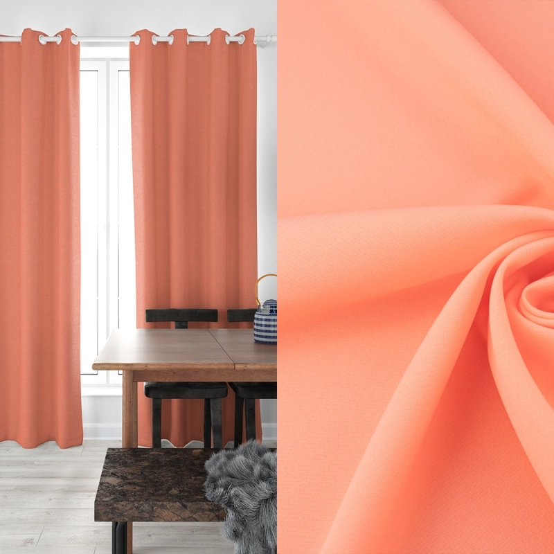 PAN061 | Klassischer Polyesterstoff Panama apricot - 2