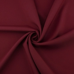 PAN016 | Klassischer Polyesterstoff Panama bordeauxrot - 1