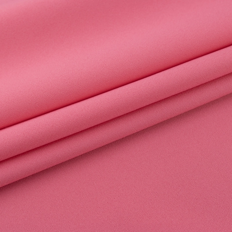 PAN071 | Klassischer Polyesterstoff Panama in rosa - 3