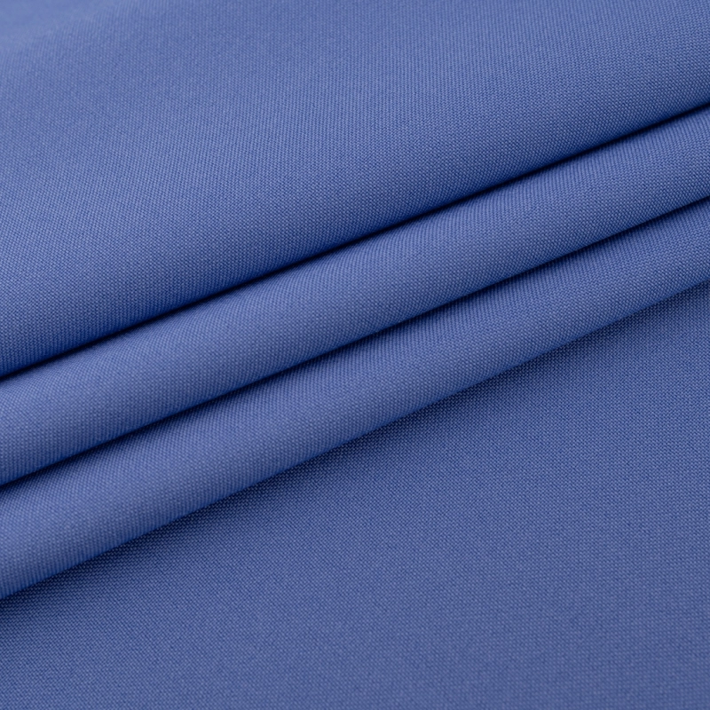 PAN091 | Klassischer Polyesterstoff Panama taubenblau - 3
