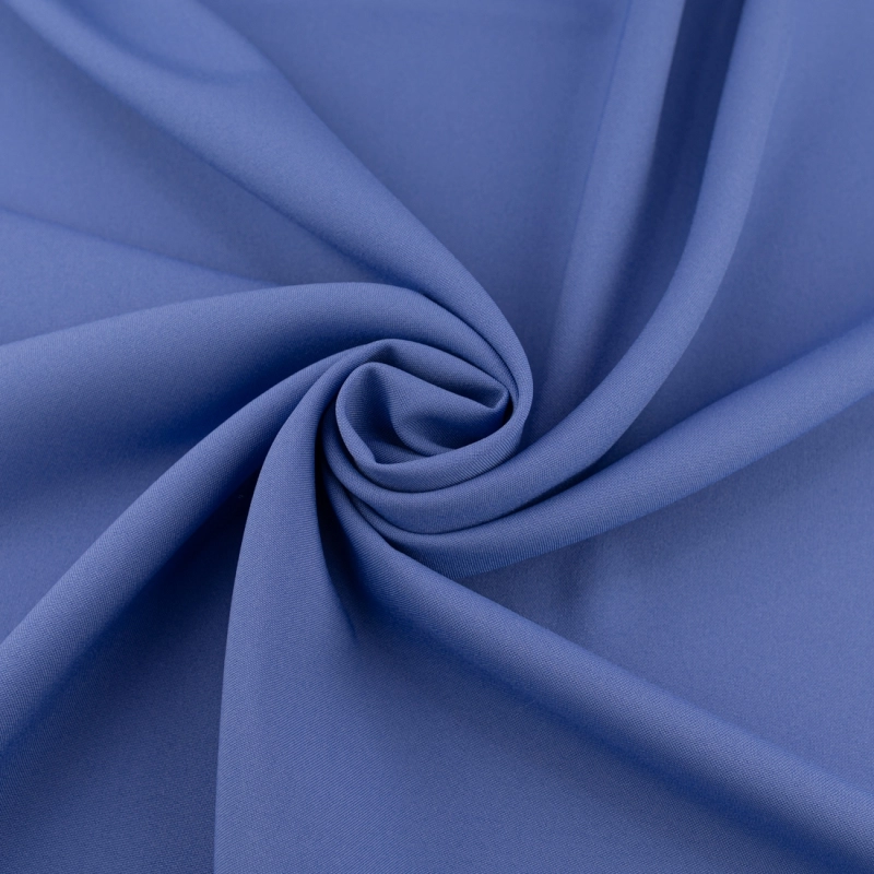 PAN091 | Klassischer Polyesterstoff Panama taubenblau - 5