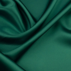 SAL051 | Stretch Satin smaragdgrün - 1