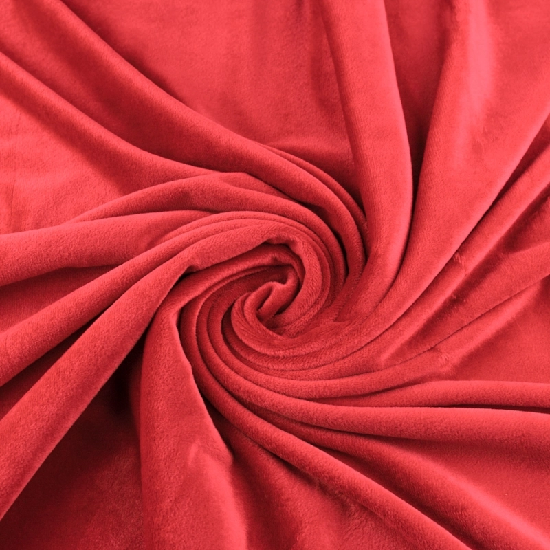 DVEL029 | Stretchsamt Nicki hellrot - 1