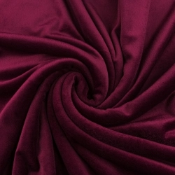 DVEL030 | Stretchsamt Nicki weinrot - 1