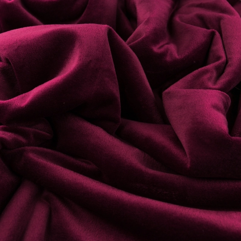 DVEL030 | Stretchsamt Nicki weinrot - 2