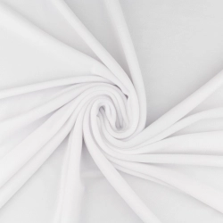 DVEL035 | Stretchsamt Nicki weiß - 1