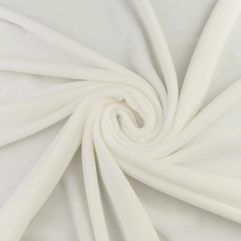 DVEL066 | Stretchsamt Nicki creme - 1