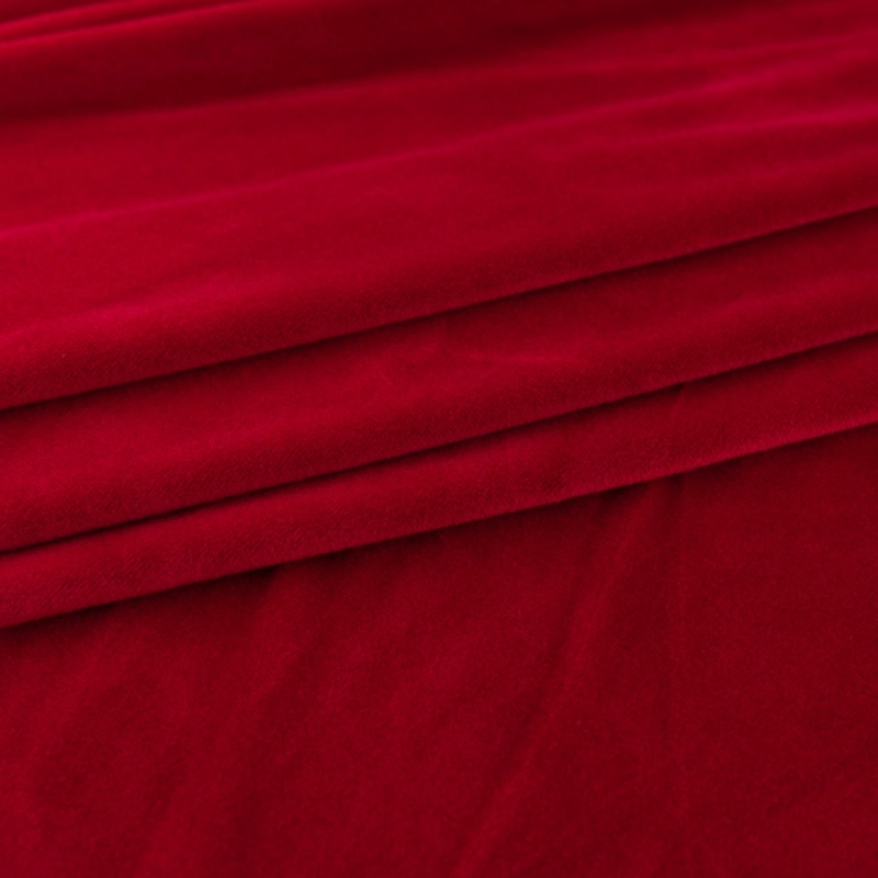 DVEL067 | Stretchsamt Nicki rubinrot - 3