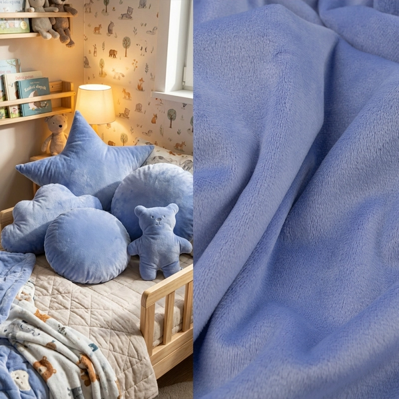 DVEL017 | Stretchsamt Nicki taubenblau - 2