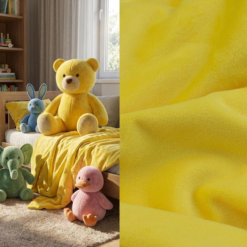 DVEL018 | Stretchsamt Nicki gelb - 2