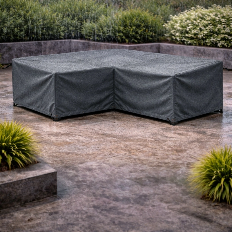 WODOX2T134 | Outdoorstoff dunkelgrau melange - 2