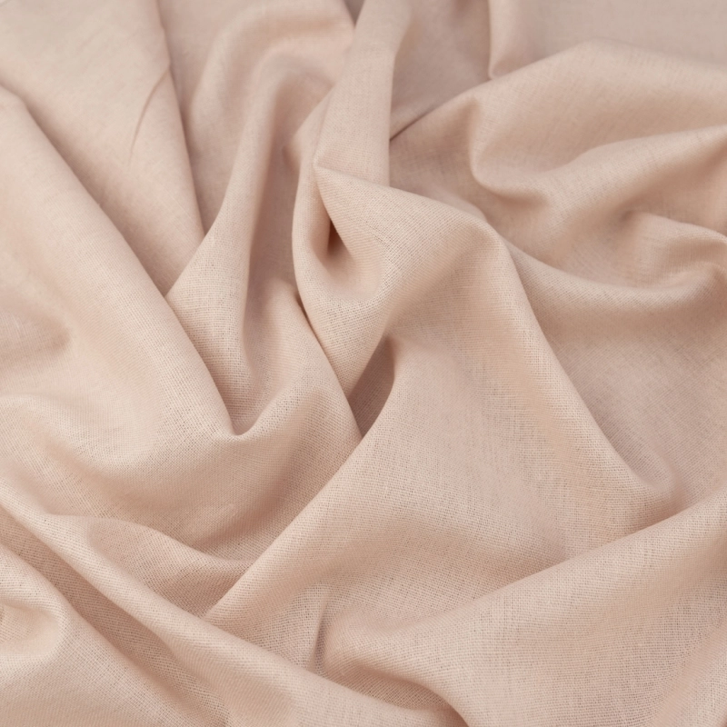 LENG003 | Leinen-Viskose-Stoff Rose Beige - 7