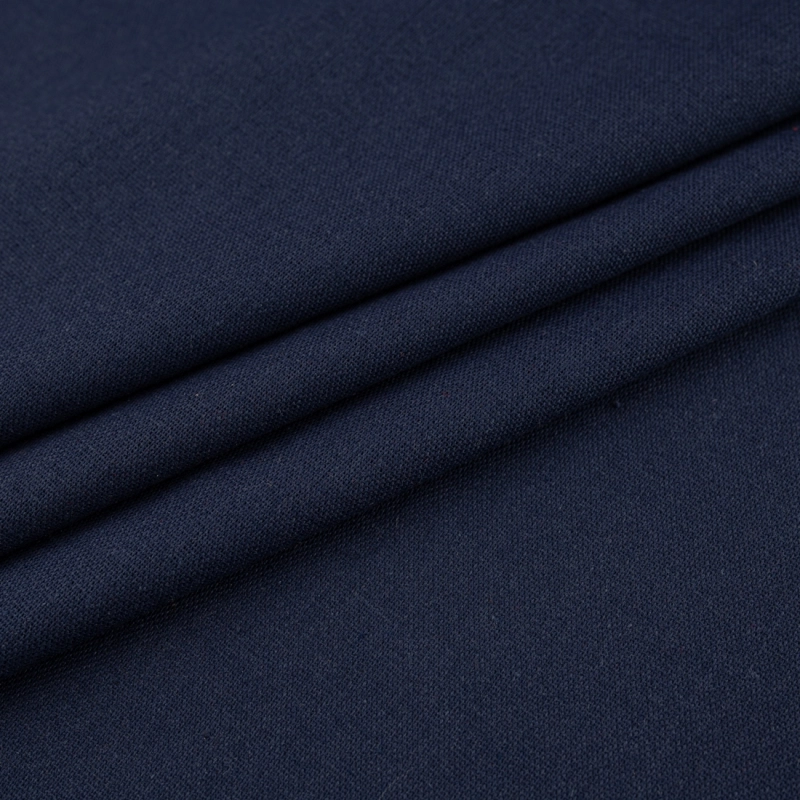 LENG019 | Leinen-Viskose-Stoff Navy - 3