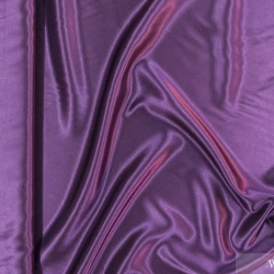 Crêpe Satin aubergine