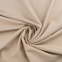 Silki Polyesterstoff hellbeige