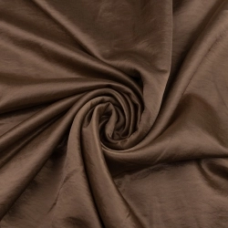 Crinkle-Satin braun