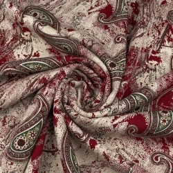 Viskosestoff Paisley...