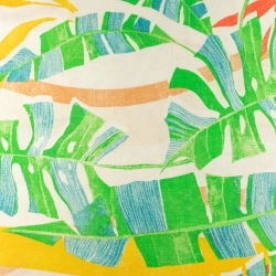 WIS346 | Viskosestoff Monstera Blätter beige - 1