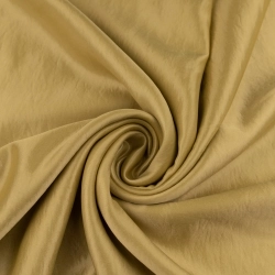 Crinkle-Satin altgold