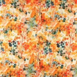 Kimo Jersey ITY orange Blumen