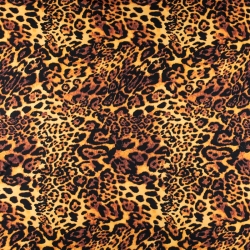 Jersey ITY Leopardmuster braun